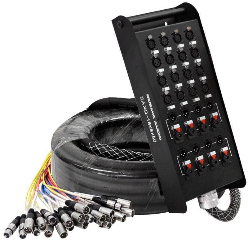 Seismic Audio 16X8X50 Stage Snake Seismic Audio 16X8X50 Stage Snake
